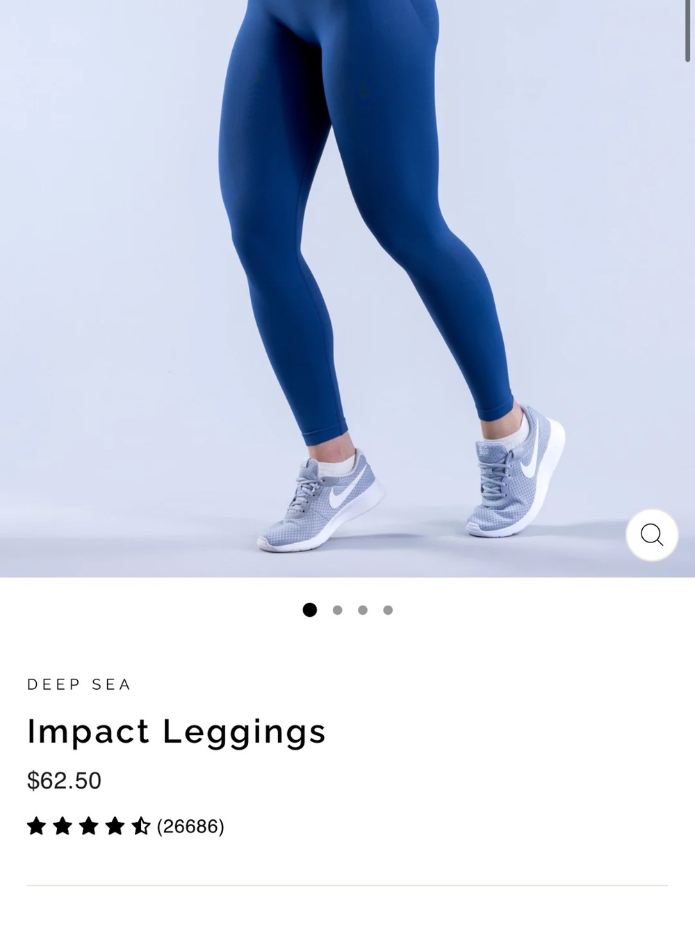 Impact Leggings - Deep Sea Blue